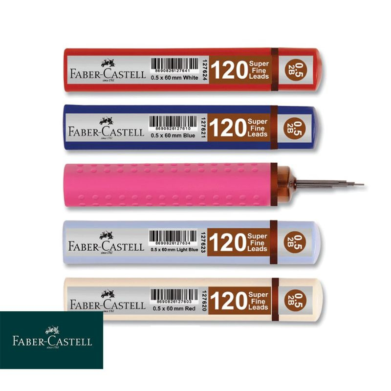 

Faber Castell Lead Superfine Grip 0,5 2B / Isi Pensil 2B 0,5