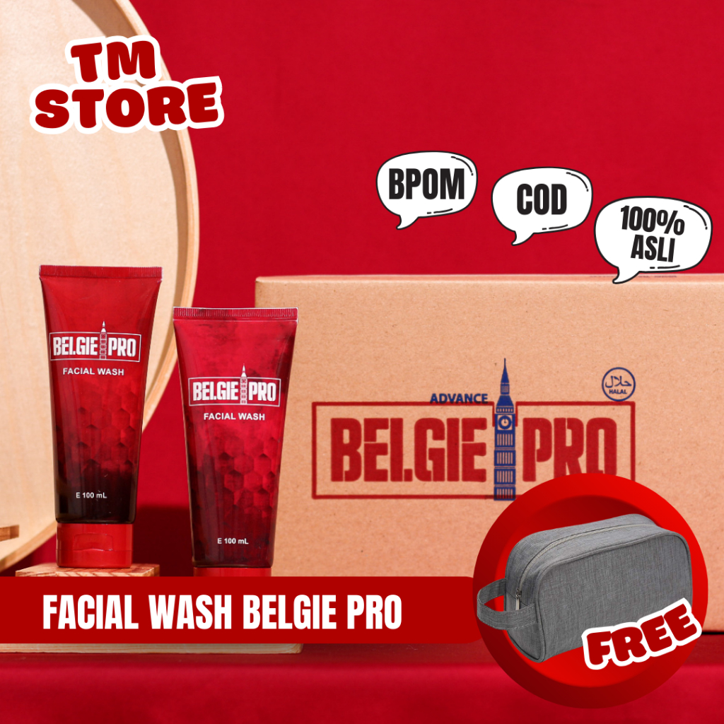 TM STORE FACIAL WASH Belgie Pro Original 100%