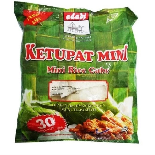 

[ rumahsehatbogor ] ADABI Ketupat Mini Asli Original / Lontong Mini Instant
