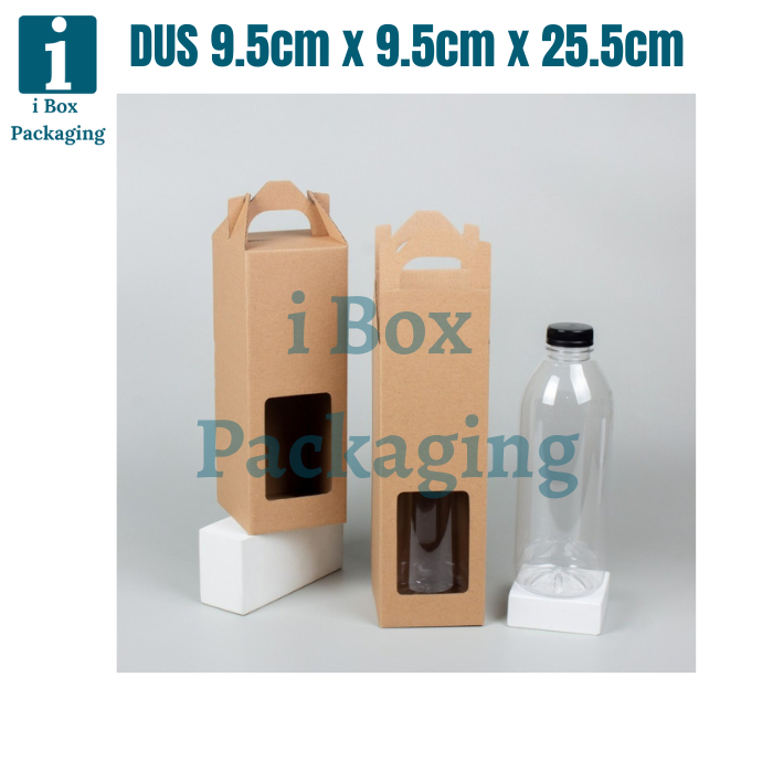 [ 10 Pcs ] Kardus Jinjing Botol Kale 1 liter Dus Toples Jar 250ml Box Bottle 1000ml Packaging Hamper