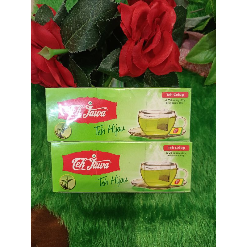 

TEH JAWA GREEN TEA CELUP 25 KANTONG , BELI 1 GRATIS 1