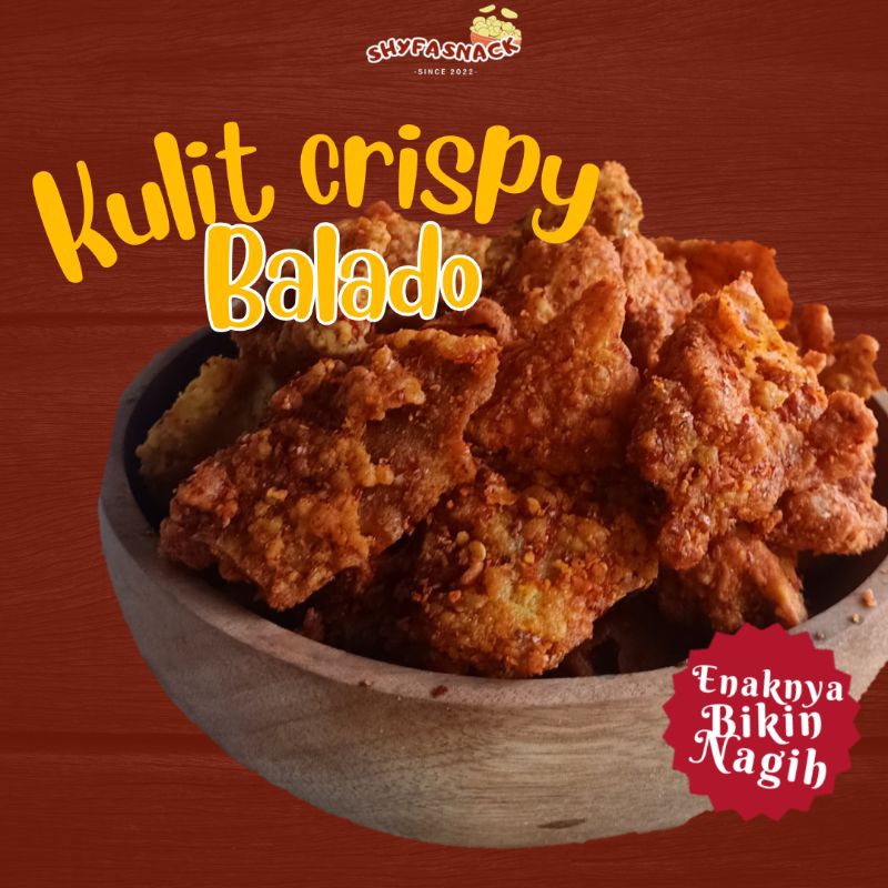 

Kulit Krispi / Kulit Crispy Balado 200gram