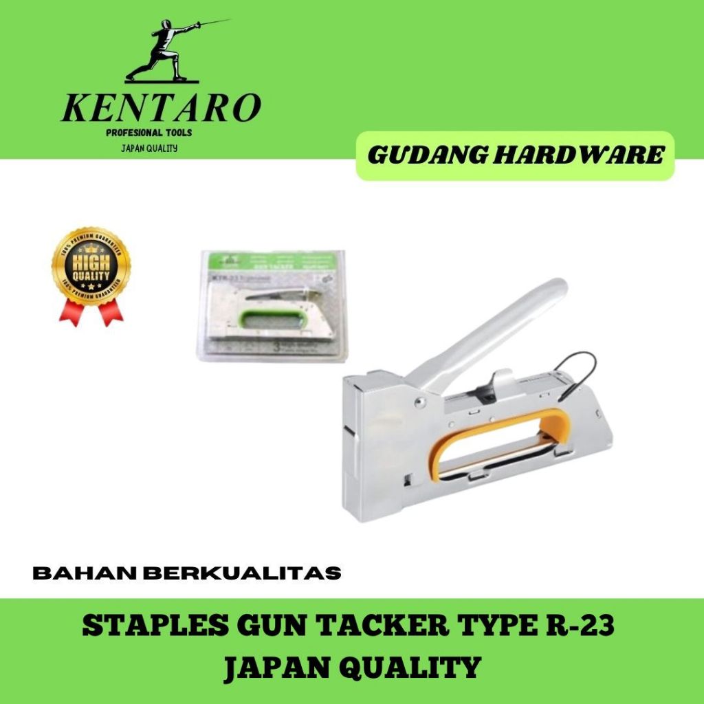 

Staples gun tacker TYPE R-23 (!model rapid ) heavy duty Kentaro japan quality
