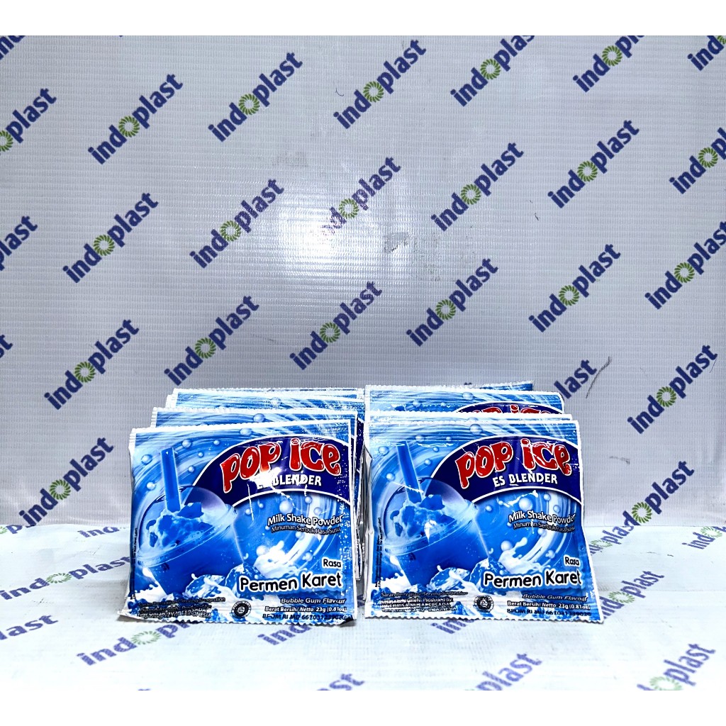 

Pop Ice Milk Shake Powder Permen Karet 25 gr 10 Pcs