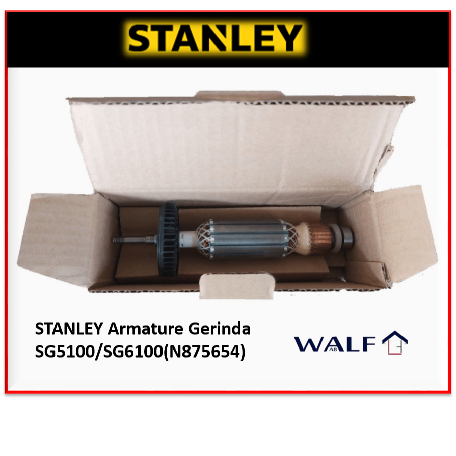 Armature Gerinda Untuk Mesin Stanley SG5100/SG6100 | N875654 ASLI