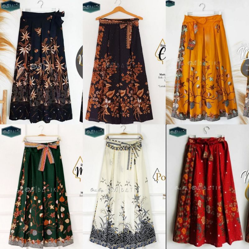 ROK BATIK PAYUNG PANJANG DEWASA