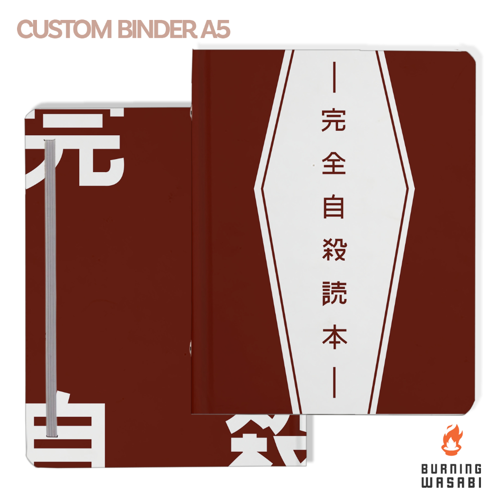 

Binder Osamu Dazai Bungou Stray Dogs A5 6 20 Ring Custom Nama Agenda Aesthetic Loose Leaf