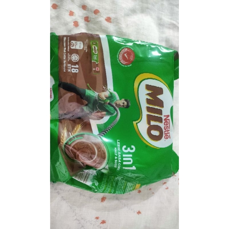 

MILO 3 IN 1 MALAYSIA 18 STICK X 33 GR EXP 06-2025