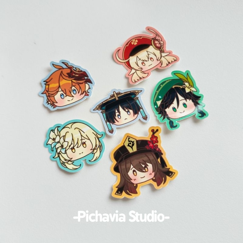 

Genshin Impact Sticker Die Cut 4cm