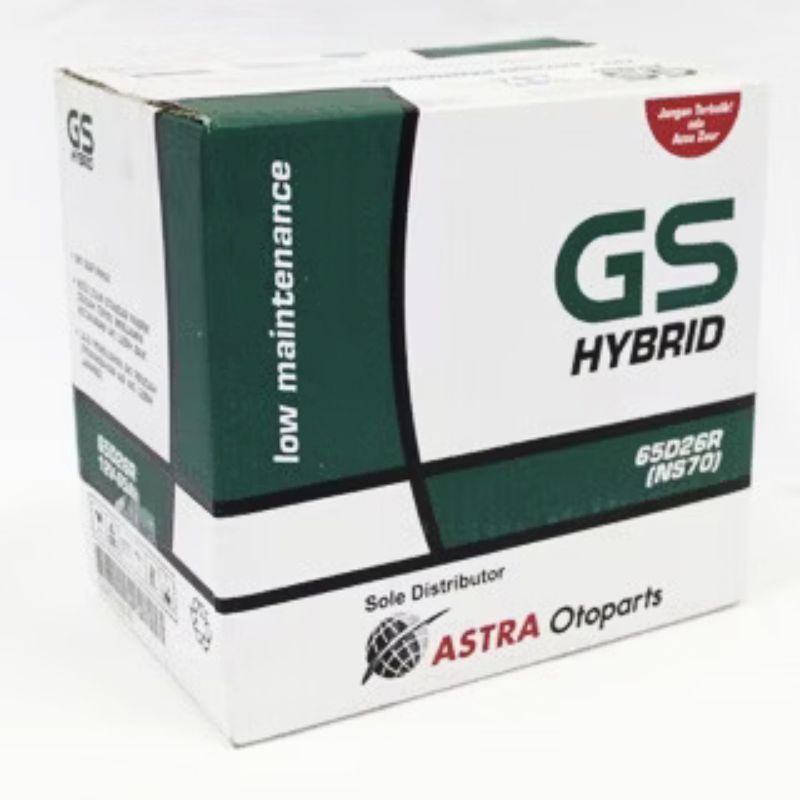 Aki GS NS70 Hybrid. Original GS ASTRA. Kijang Diesel 1997-2003