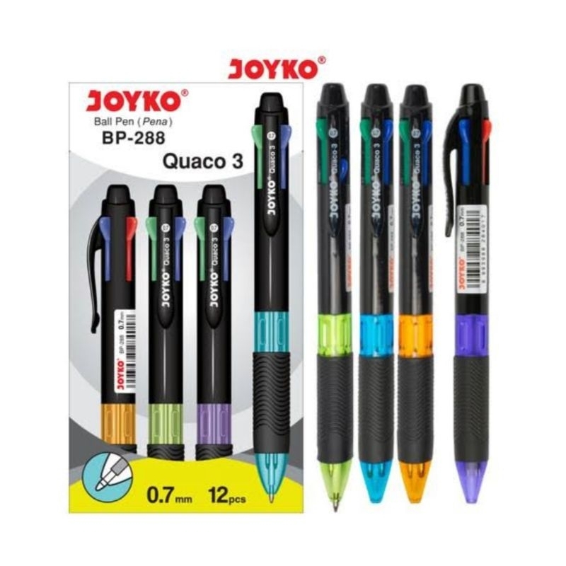 

RB Pen Joyko BP-288 Quaco / Pen 4 Warna