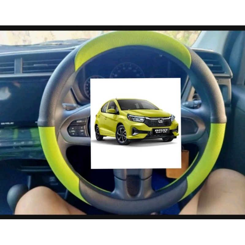 Bungkus Stir Mobil Honda Brio,Jazz/Sarung Stir Mobil Brio/Cover Stir Mobil Jazz.