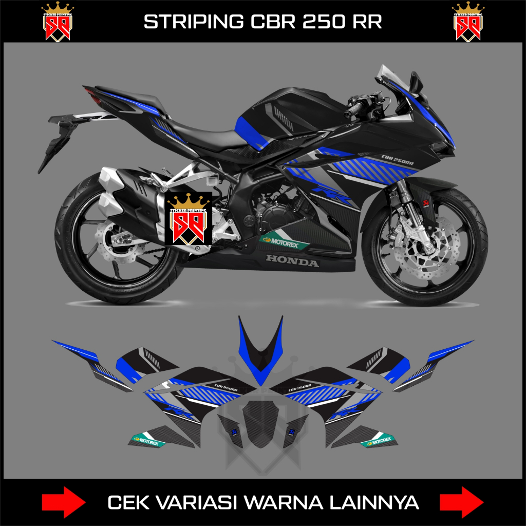 STRIPING HONDA CBR 250RR/DECAL STICKER CBR 250 RR