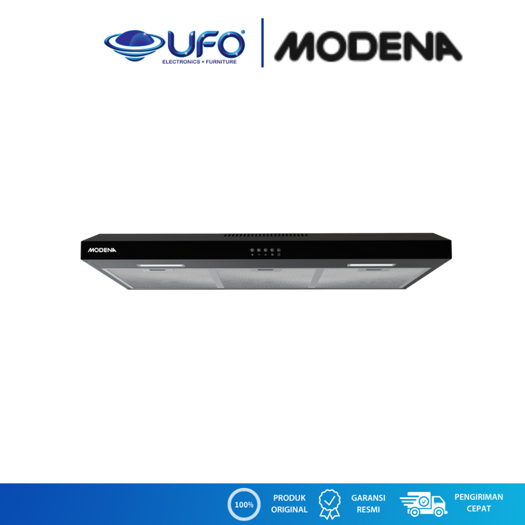 MODENA PX0921DBBK Slim Cooker Hood