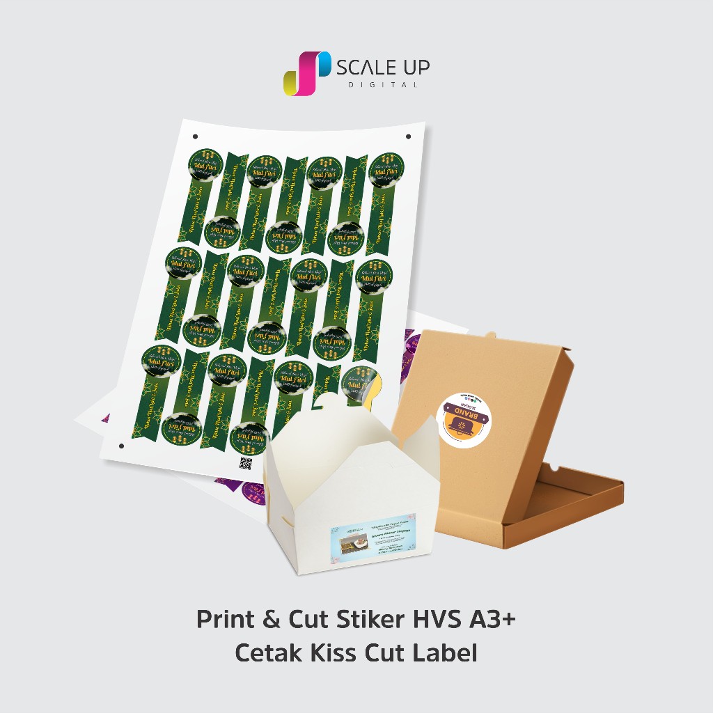 

Print & Cut A3+ Stiker HVS - Cetak Kiss Cut Label