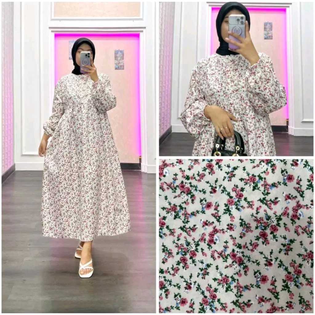 Baju Gamis Wanita Muslimah Busui Adem Mewah Trand Pesta Kondangan Viral Model Terbaru 2024 Dress Gau
