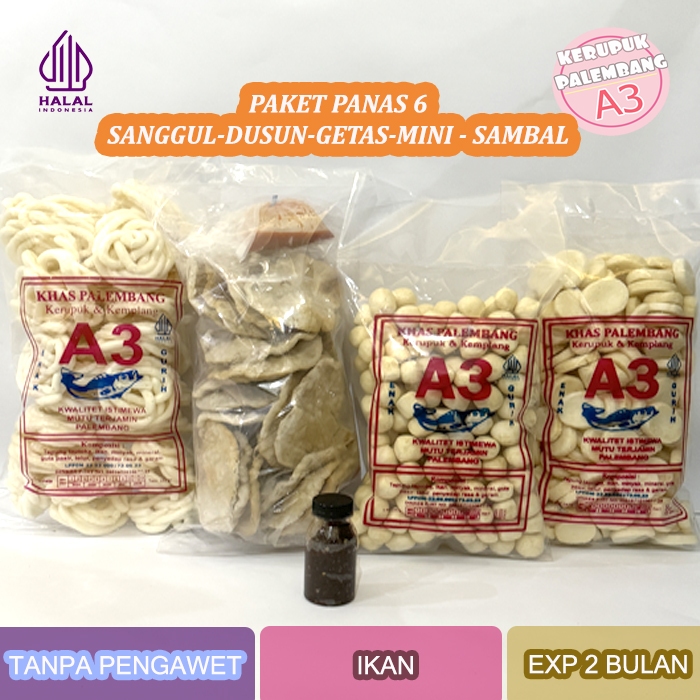 

PANAS6 KERUPUK SANGUL 200GR DUSUN KECIL MINI GETAS SAMBAL