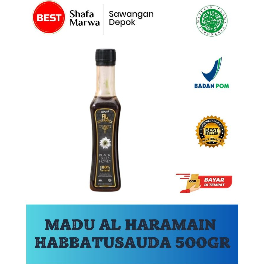 

AL HARAMAIN 500gr blackseed honey madu alharamain