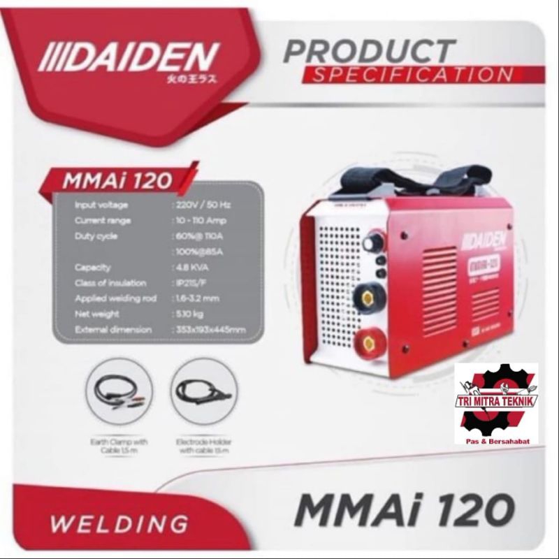 TRAVO LAS LISTRIK DAIDEN MMAi 120