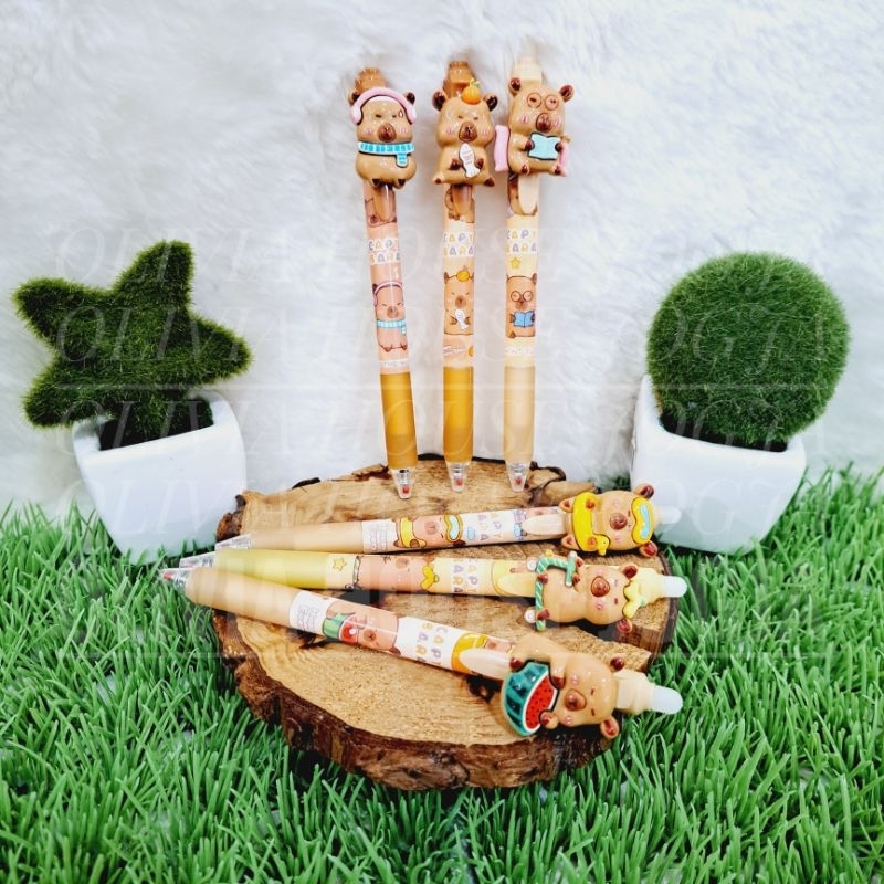 

Bolpoin Capybara Isi 3pcs Bolpoin Capybara Coklat Bolpoin Capybara Penghapus