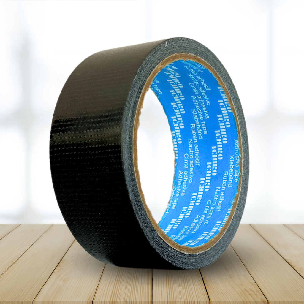 

1,5 inci X 8 Lakban kain hitam cloth tape berkualitas original ICHIRO 100%