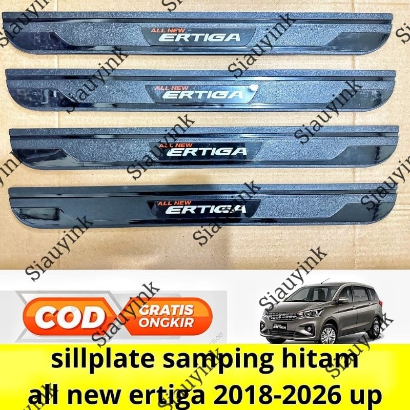sillplate samping all new Ertiga 2018 2020 2021 2024 2025 hitam