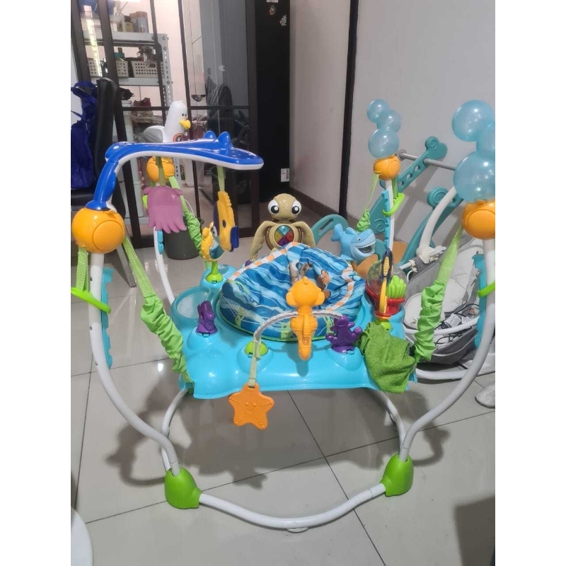 Preloved Jumperoo Bright Starts Finding Nemo Sea