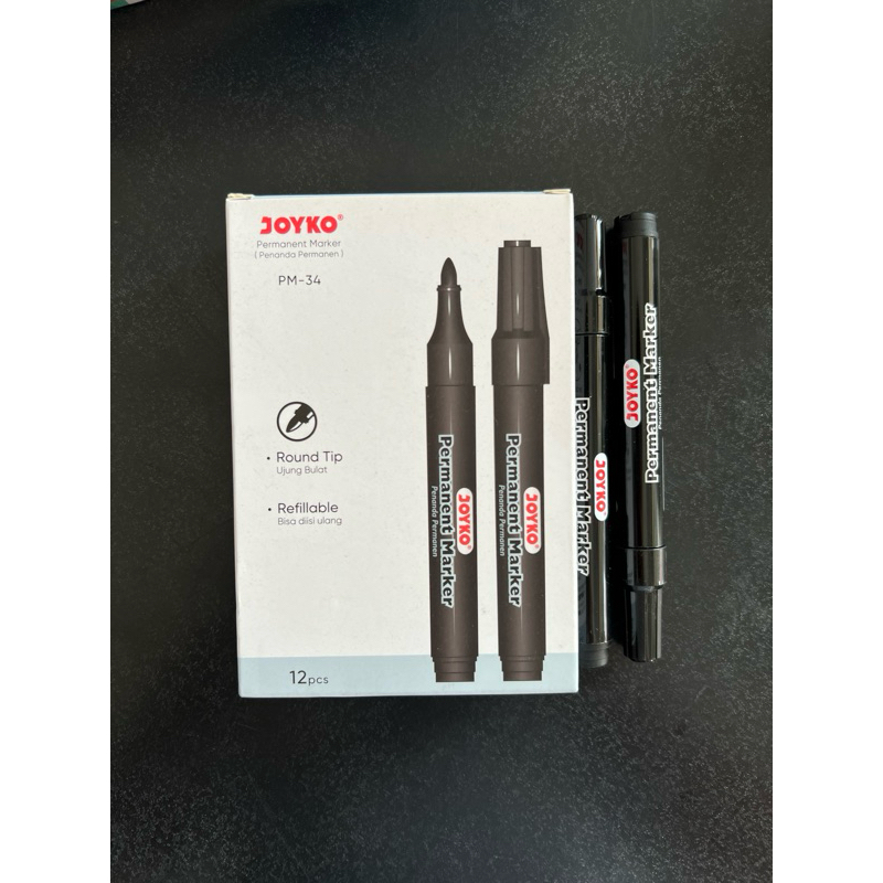 

Spidol Permanent Joyko PM-34