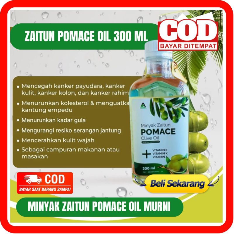 

POMACE OILL 300 ML -- MINYAK ZAITUN POMACE OIL 300 ML MINYAK ZAITUN EXTRA VIRGIN OLIVE OIL ZAITUN MURNI