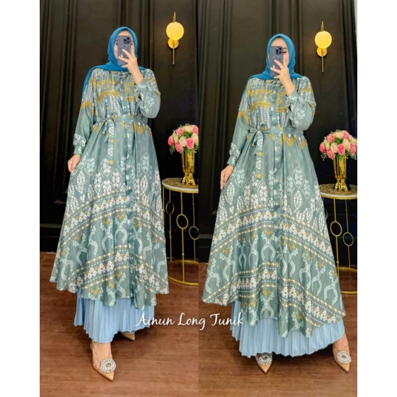 TUNIK DIOR SILK AINUN LONG (TA)