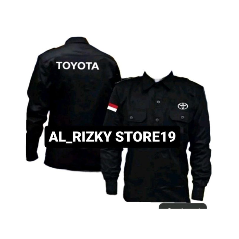 KEMEJA TOYOTA/SERAGAM PDL KANTOR/KEMEJA PDL TOYOTA FULL BORDIR/KEMEJA PDL CUSTOM BORDIR