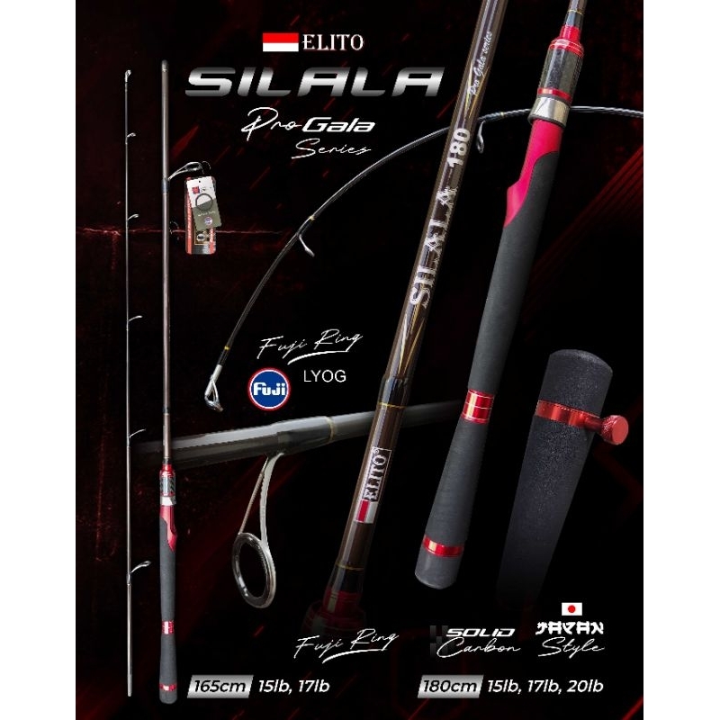 JORAN SAMBUNG ELITO SILALA PRO GALA SERIES 165 (7-15Lbs dan 8-17Lbs) Dan (7-15lbs dan 8-17lbs)