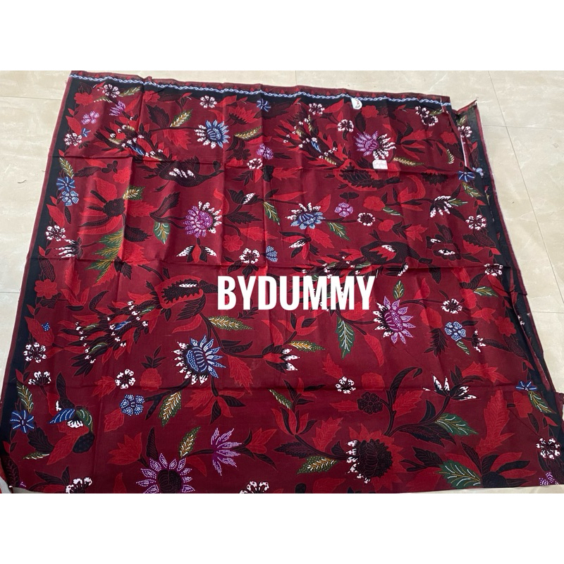 Samper marlena/kain marlena/kain jarik marlena khas madura asli kain panjang batik warna merah hitam