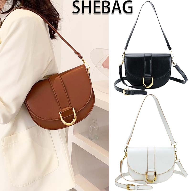 【SHEBAG】Tas Selempang CK Gabin Saddle Bag Best Seller Kulit Underarm Bag Cony Bag Korean Style Tas C