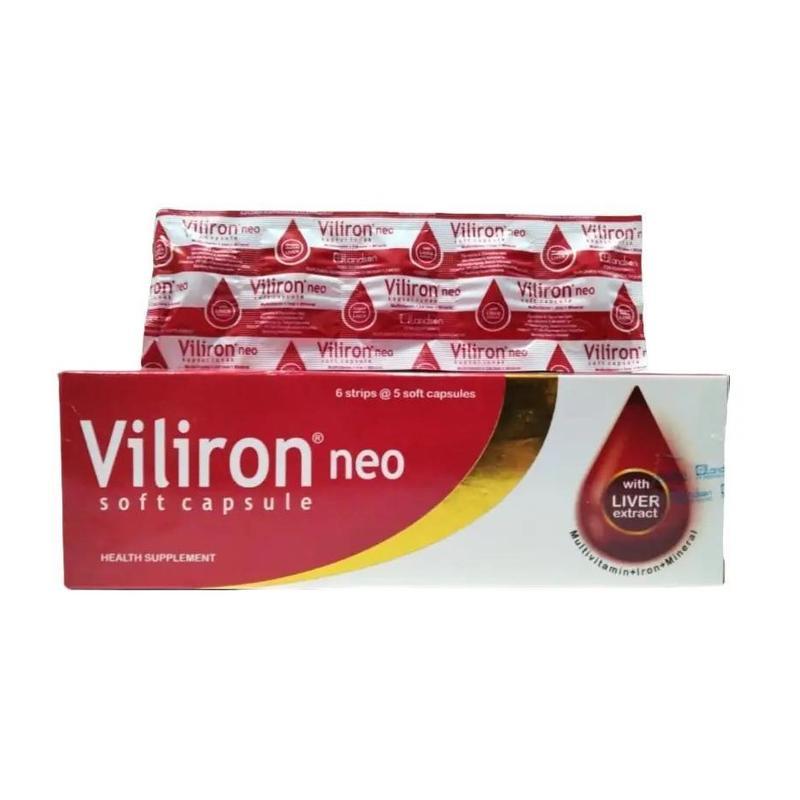 Viliron Neo 30 Kapsul - Vitamin Zat Besi Ibu Hamil