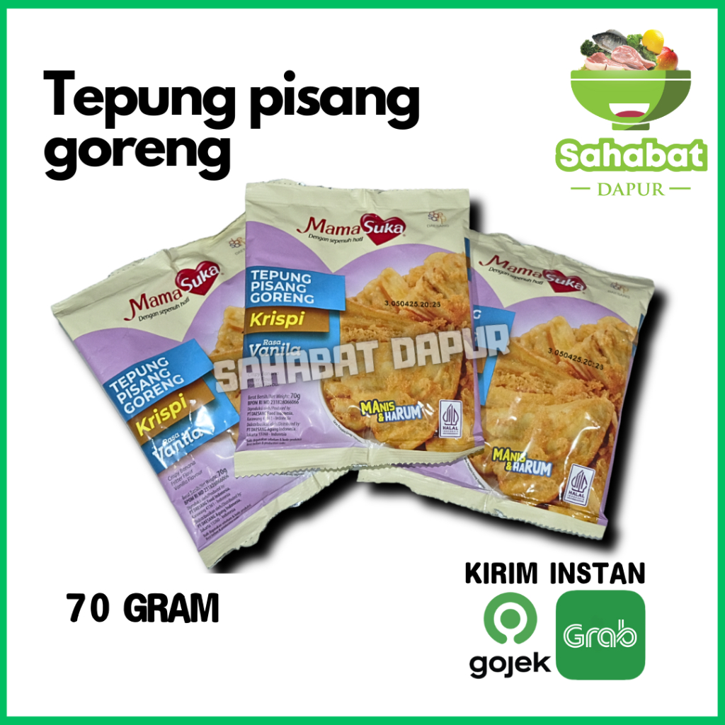 

Mama Suka Tepung Pisang Krispy Kemasan 70 gram - Sahabatdapur