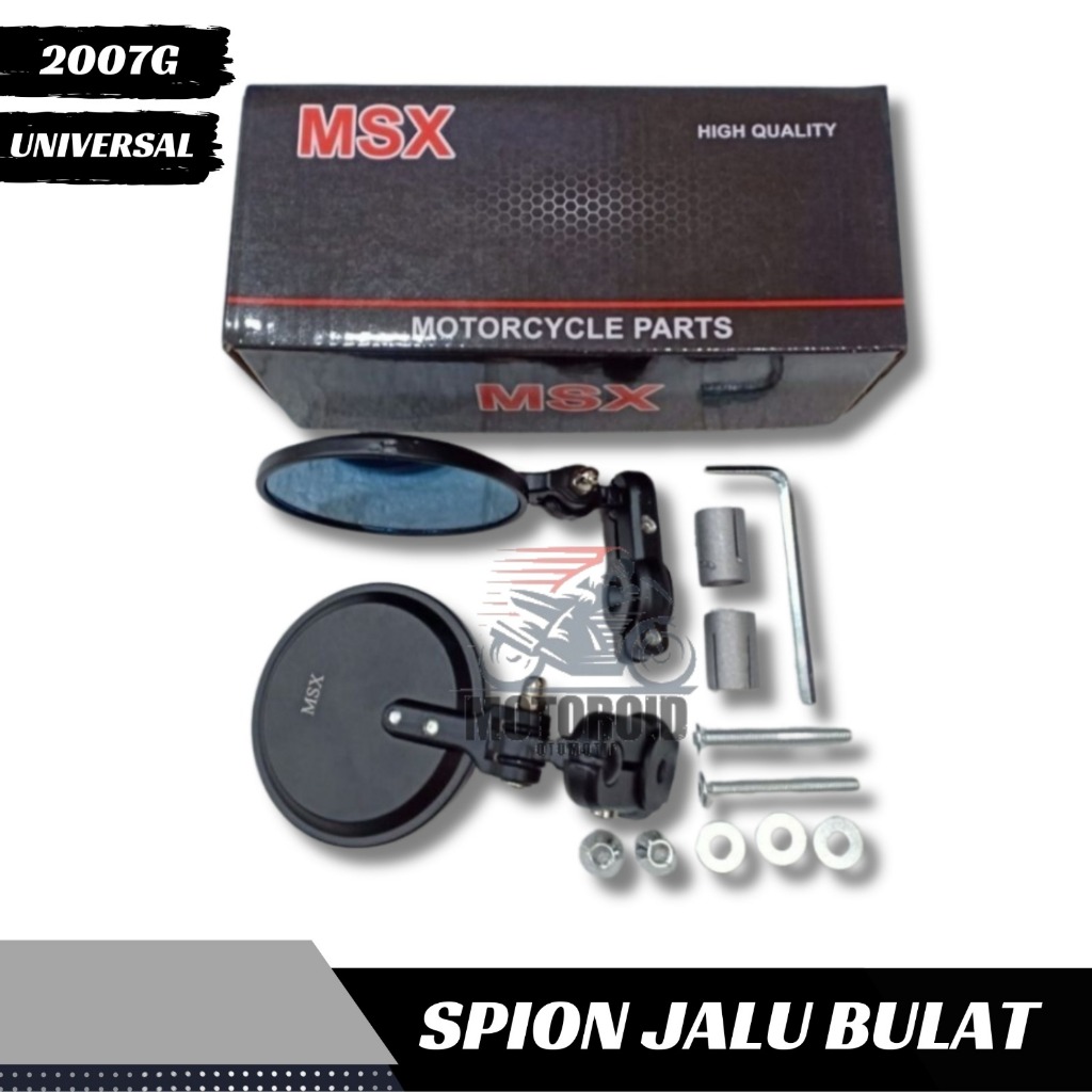 Spion Jalu Bulat lipat Msx Spion Motor Beat Scoopy Fino Mio Vixion Nmax Aerox Pcx Vario Xabre