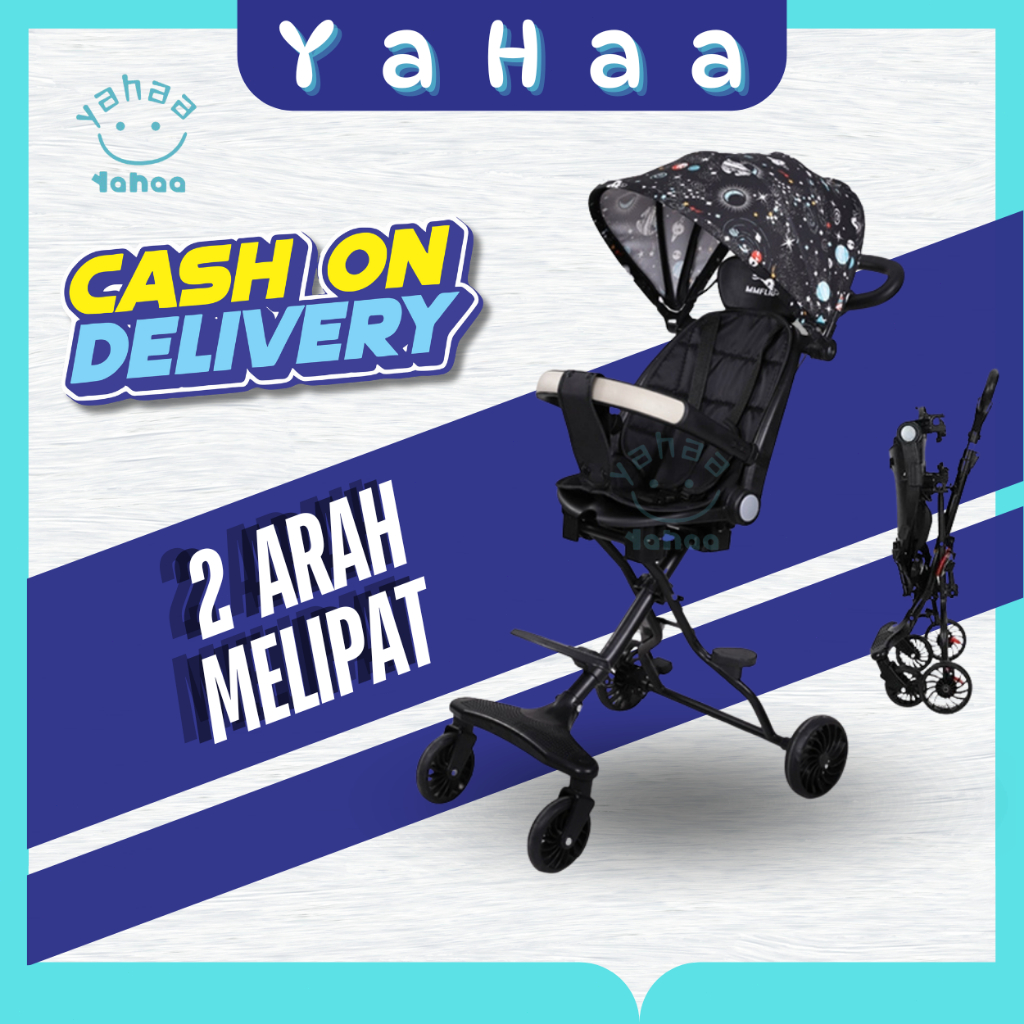 YAHAA Magic stroller baby sepeda anak 1 tahun to 5 tahun kereta dorong bayi sepeda bayi stroller
