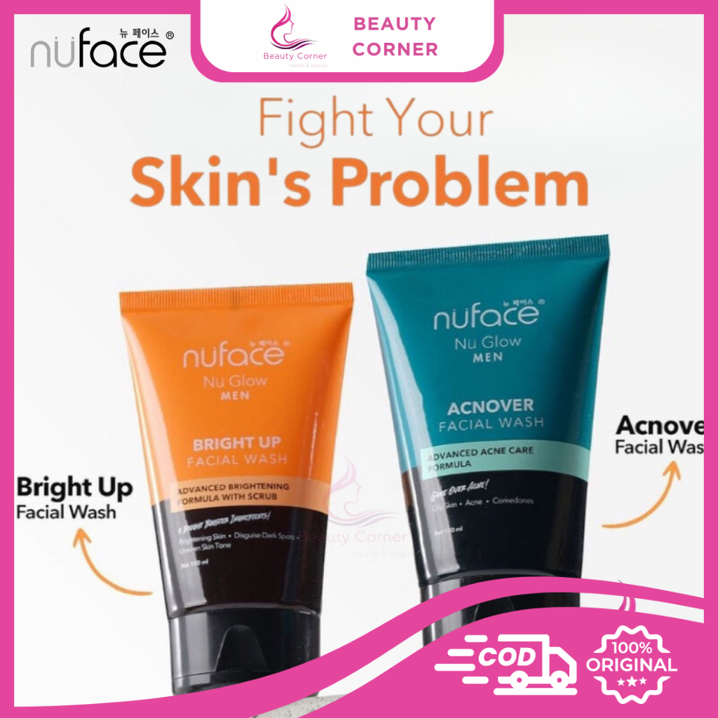 Nuface Nu Glow Men Facial Wash - 100ml