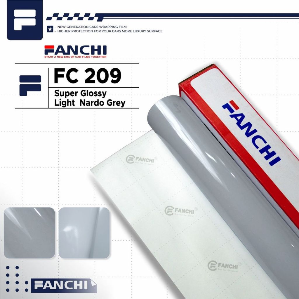 ROLL Sticker Fanchi FC209 Super Gloss Light Nardo Grey / ROLL