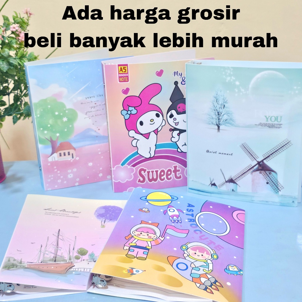 

GG Binder Note WZ-A5 Printing 77725/ Buku Ring /Map Binder/Ring Note/Buku Binder
