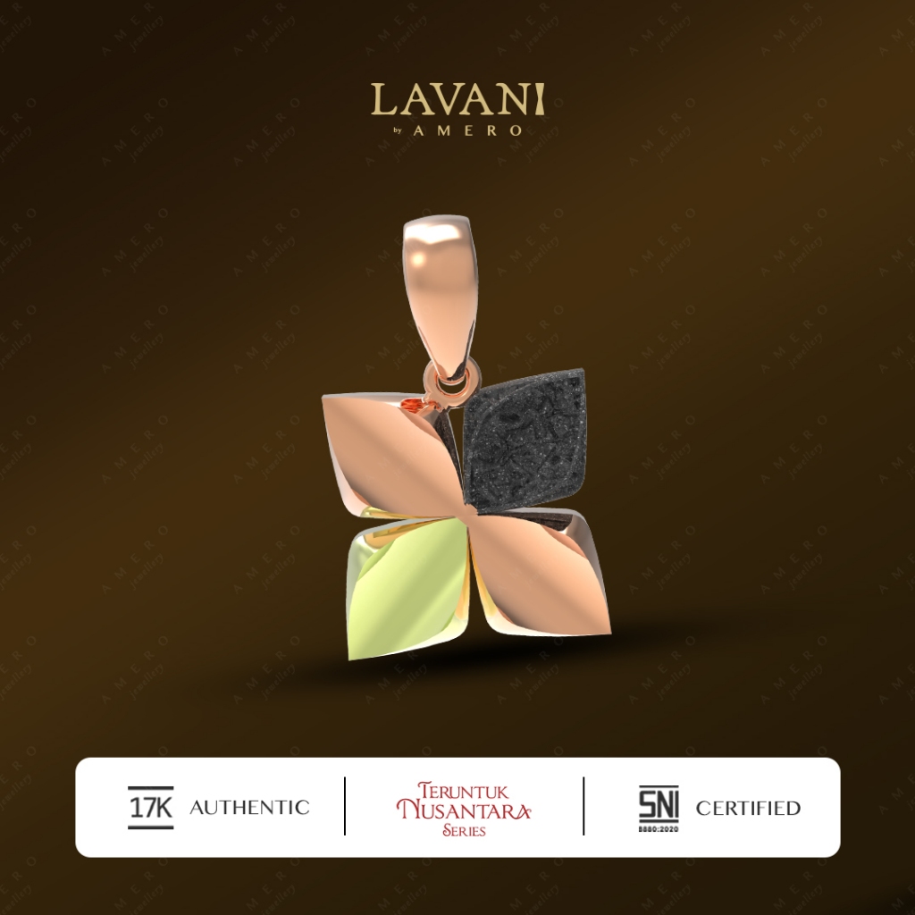 Lavani Teruntuk Nusantara Cintamani Liontin Emas 17K