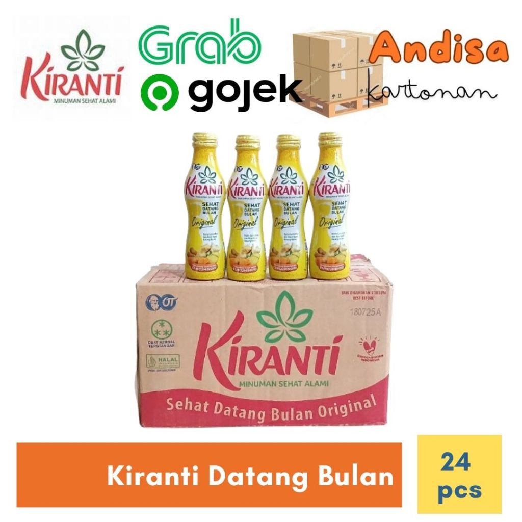 

Kiranti Sehat Datang Bulan Original Botol 150ml 24 Botol (EXP. OKTOBER 2025)