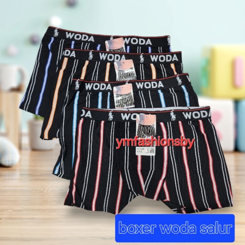 GROSIR 6PCS CELANA DALAM BOXER PRIA SALUR GAIXIN / WODA