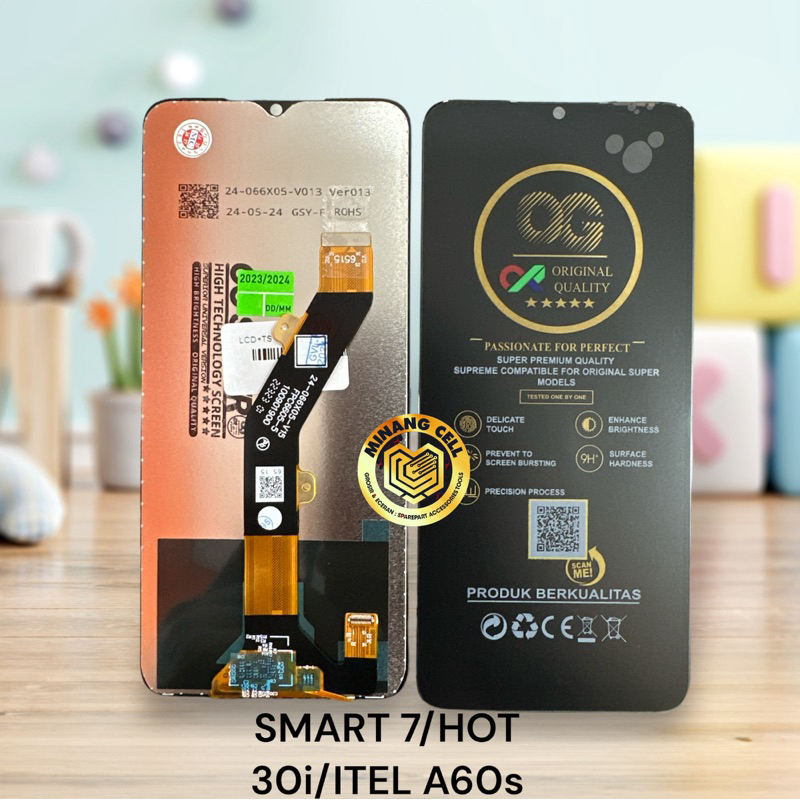 LCD FULLSET INFINIX SMART 7/ SMART 7HD/ SMART 7 PLUS/ HOT 30i/ ITEL A60 / ITEL A70/ ITEL A50 / ITEL 