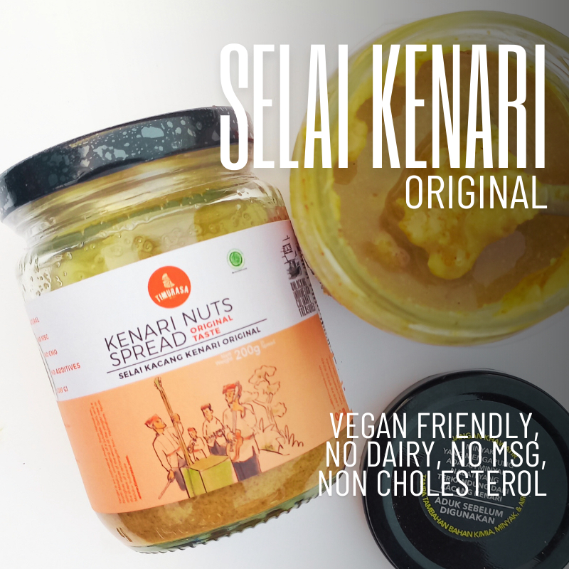 

Selai Kacang Kenari Premium Asli Timurasa / Kenari Nut Spread Timurasa Rasa Original 200g