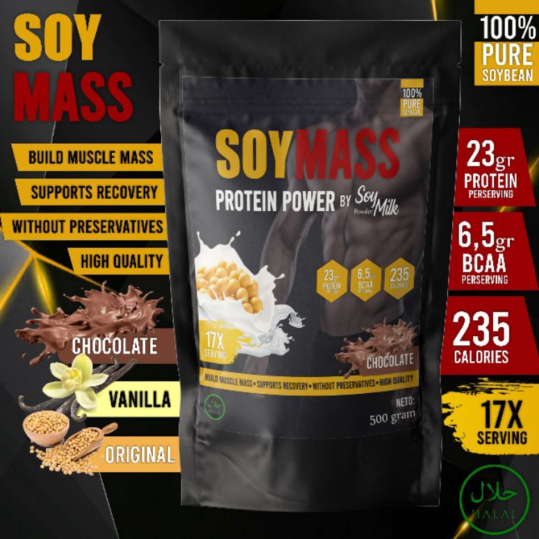 

Yang Terbaik Susu Kedelai Tinggi Protein SOYMASS Whey Protein