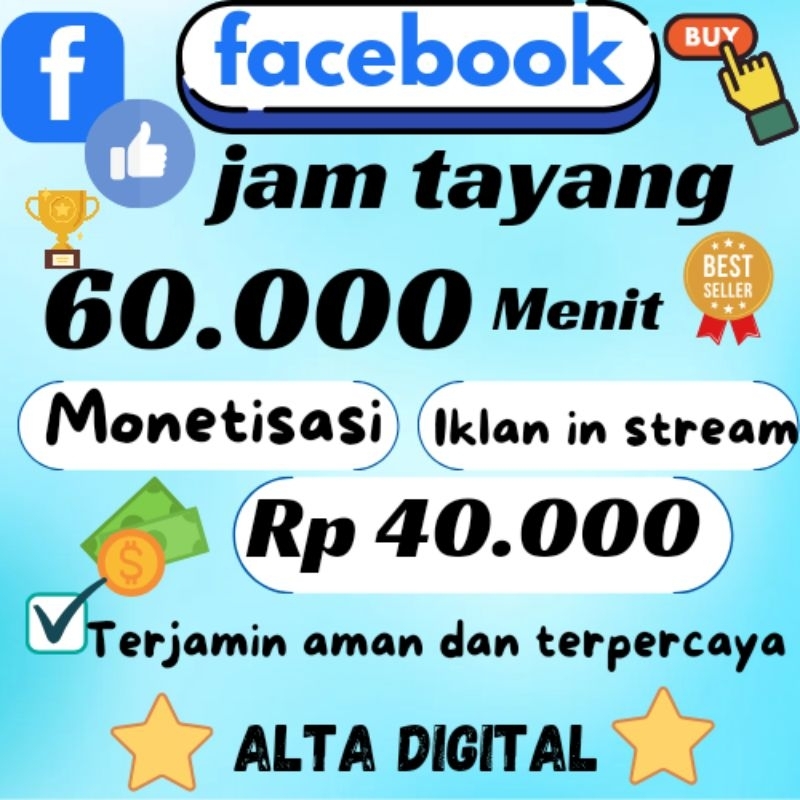 Facebook 60k jam tayang