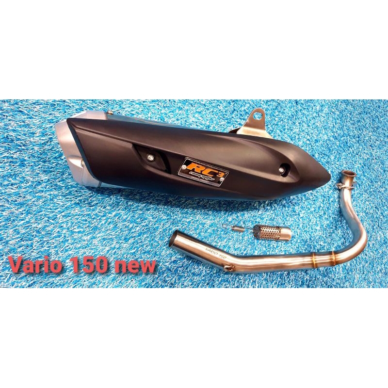 Knalpot Starbok Standar Racing RC3 Honda Vario 150 New dan 150 old Tipe pro ss full stainless + end 