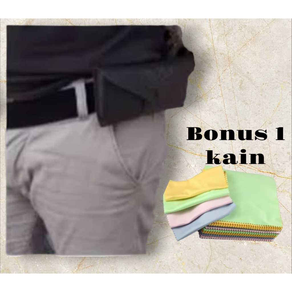 DOMPET KACAMATA PINGGANG - Tempat kacamata bahan kulit Sintetis tempat dompet aksesoris kacamata/ sa